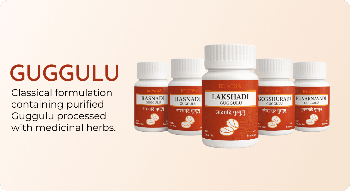 RE-VEDA Guggulu product category banner