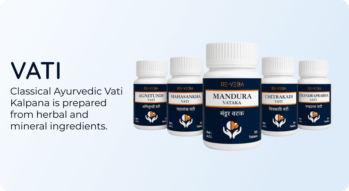 RE-VEDA Vati product category banner