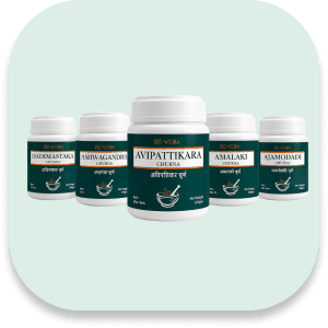 Ayurvedic tablet product range