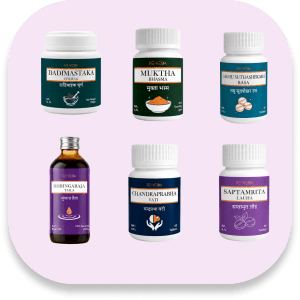 Assorted Ayurvedic product range